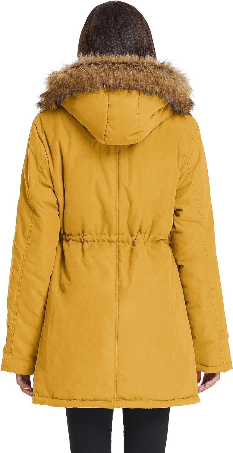 Winter Wool Women's Parka Jacket