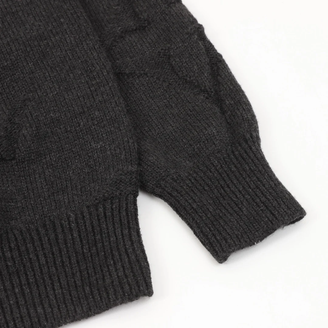 Louis Vuitton Monogram Wool Half-Zip Sweater