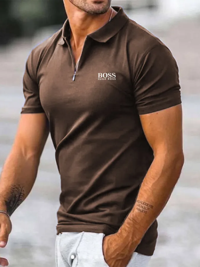 Men's Fashion Casual Short Sleeve POLO Shirt