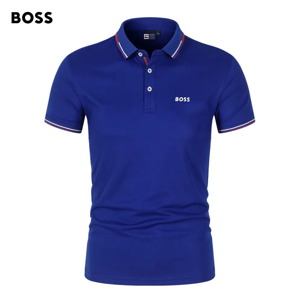 Men's plus size polo shirt
