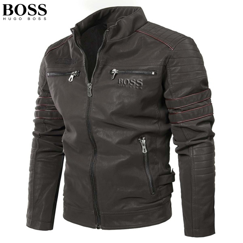 Men’s main  embroidered leather jackets, best-selling leather