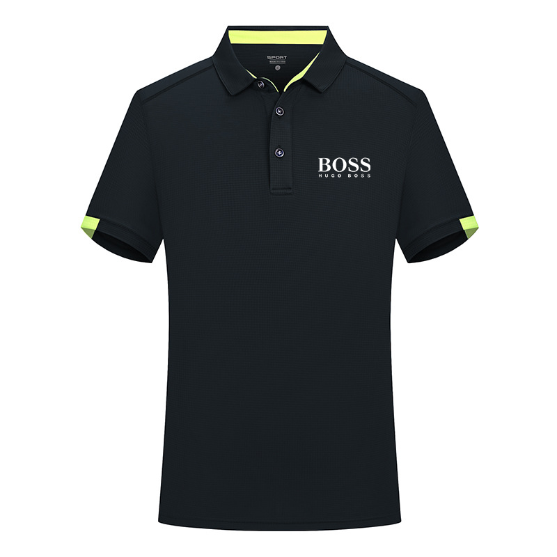 Men's summer sports short-sleeved quick-drying cool breathable polo shirt
