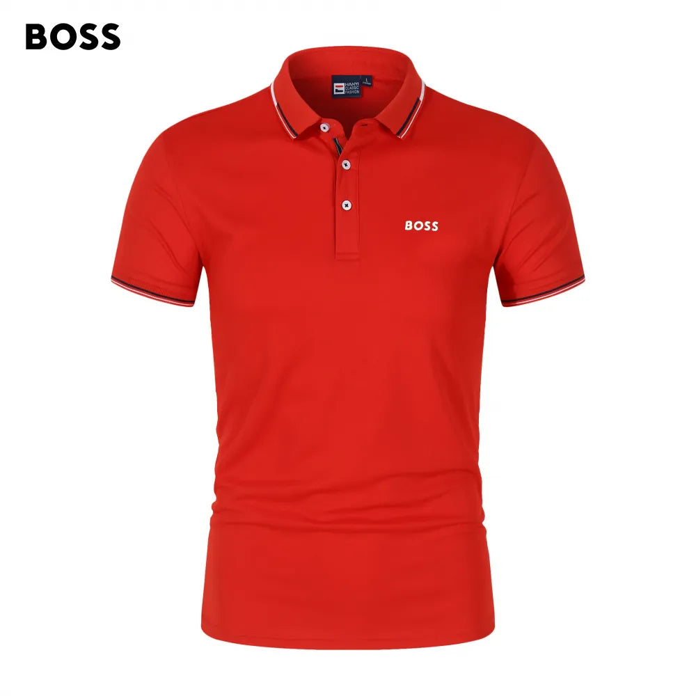 Men's plus size polo shirt