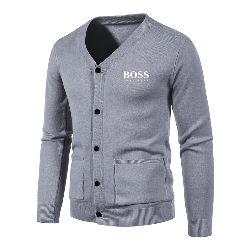 Men's V Neck Slim Fashion Sweater