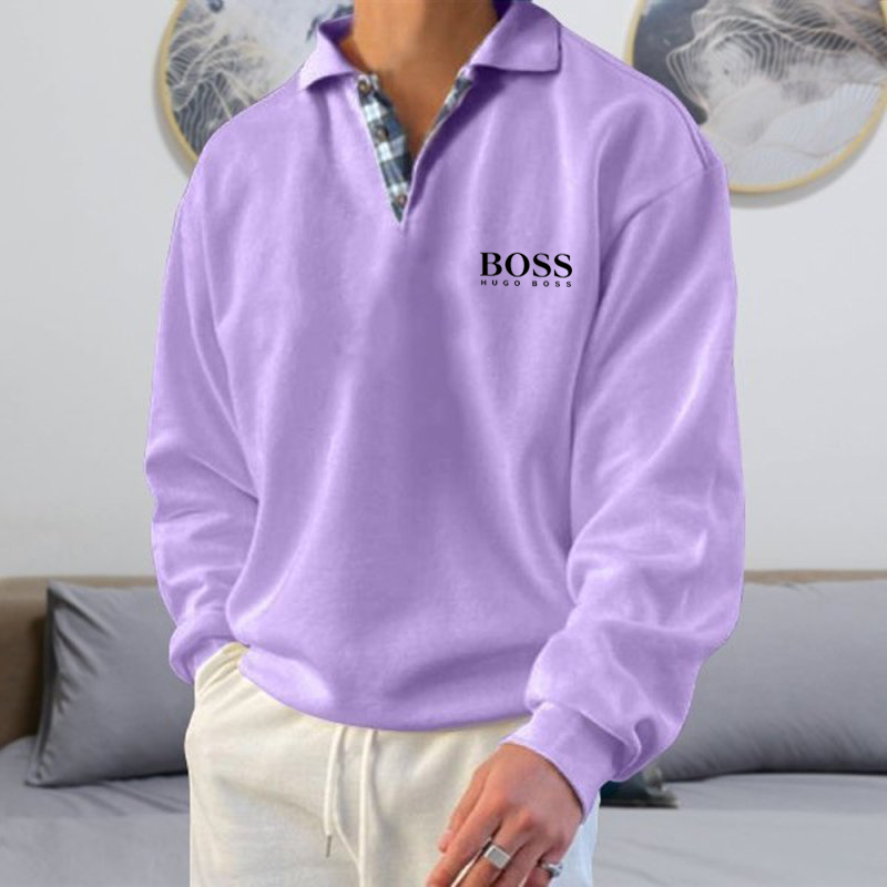 Men's Autumn Winter V-Neck Sweatshirt