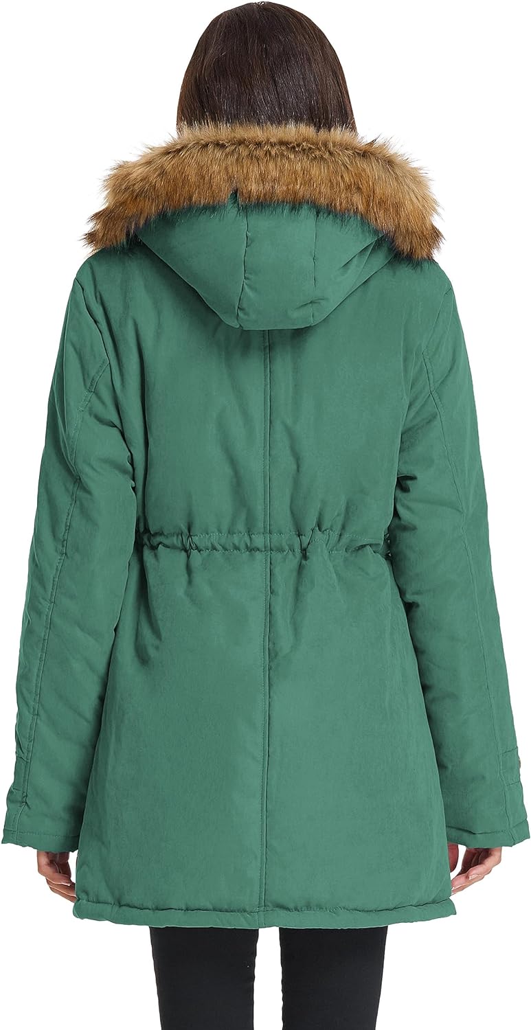 Winter Wool Women's Parka Jacket