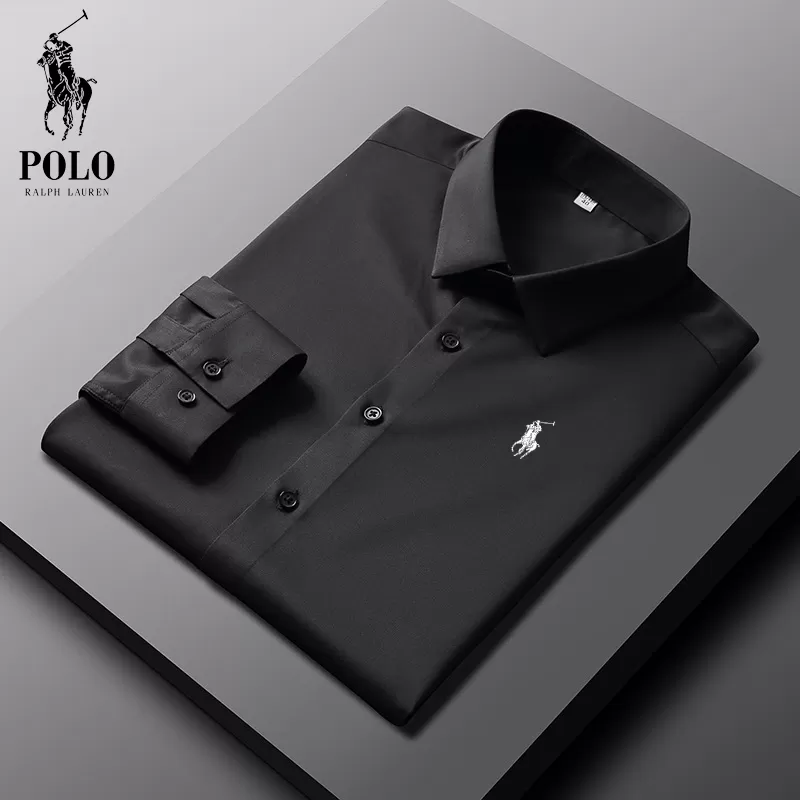 Ralph Lauren™ Men's Cotton Basic Denim Long Sleeve Shirt