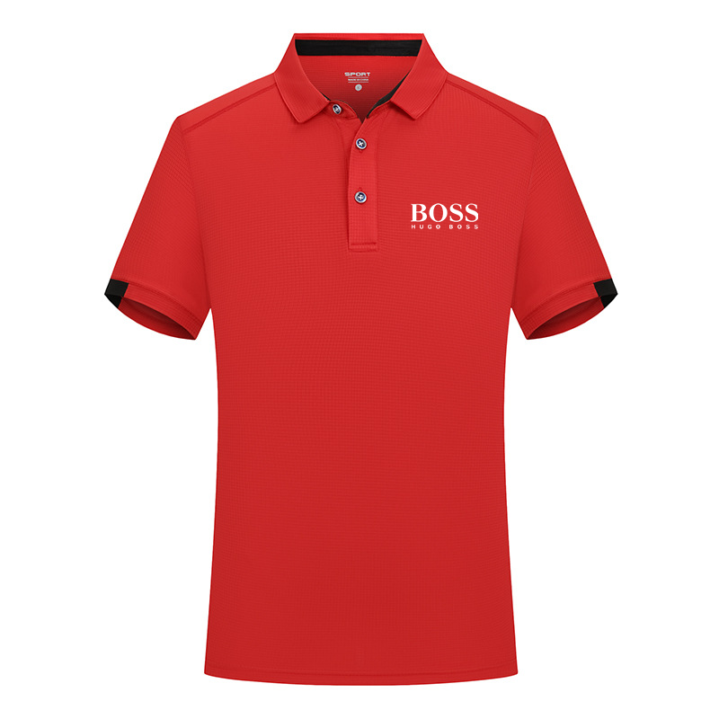 Men's summer sports short-sleeved quick-drying cool breathable polo shirt