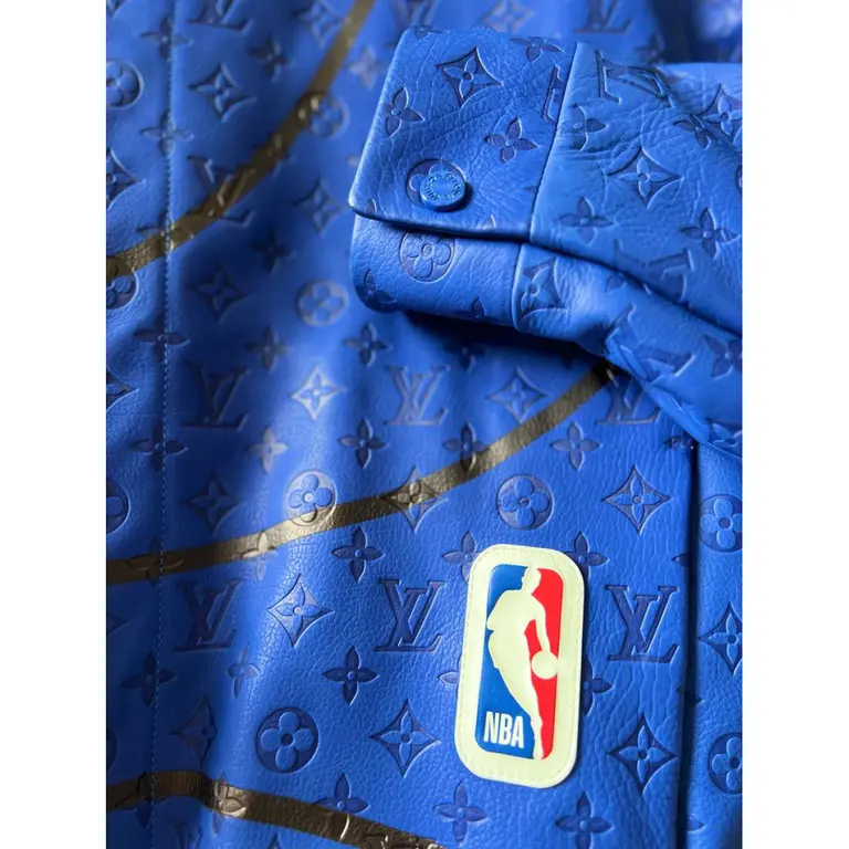 Louis Vuitton X NBA Wool Leather Monogram Jacket