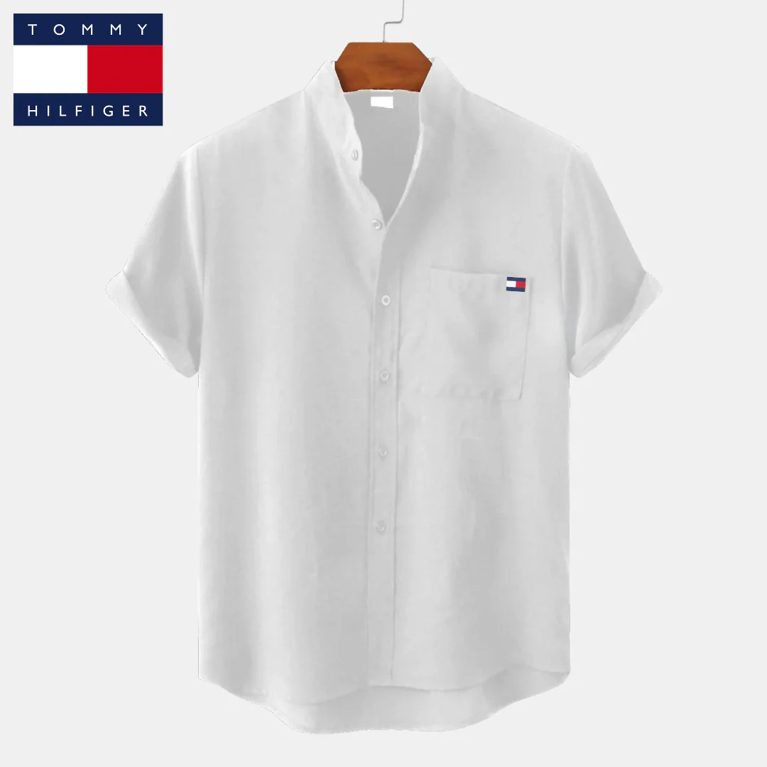 Camisa de lino de lujo para el tiempo libre