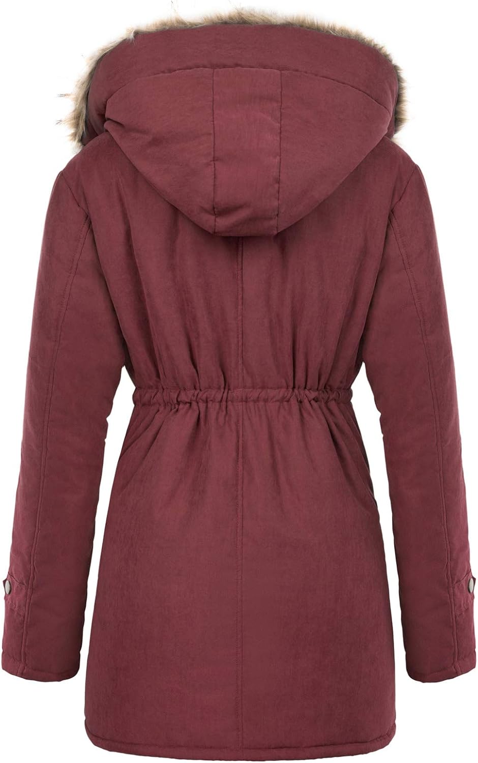 Winter Wool Women's Parka Jacket