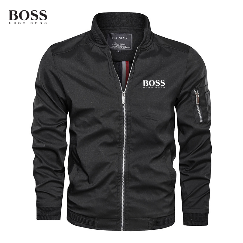 Men's Baseball Collar Casual Jacket