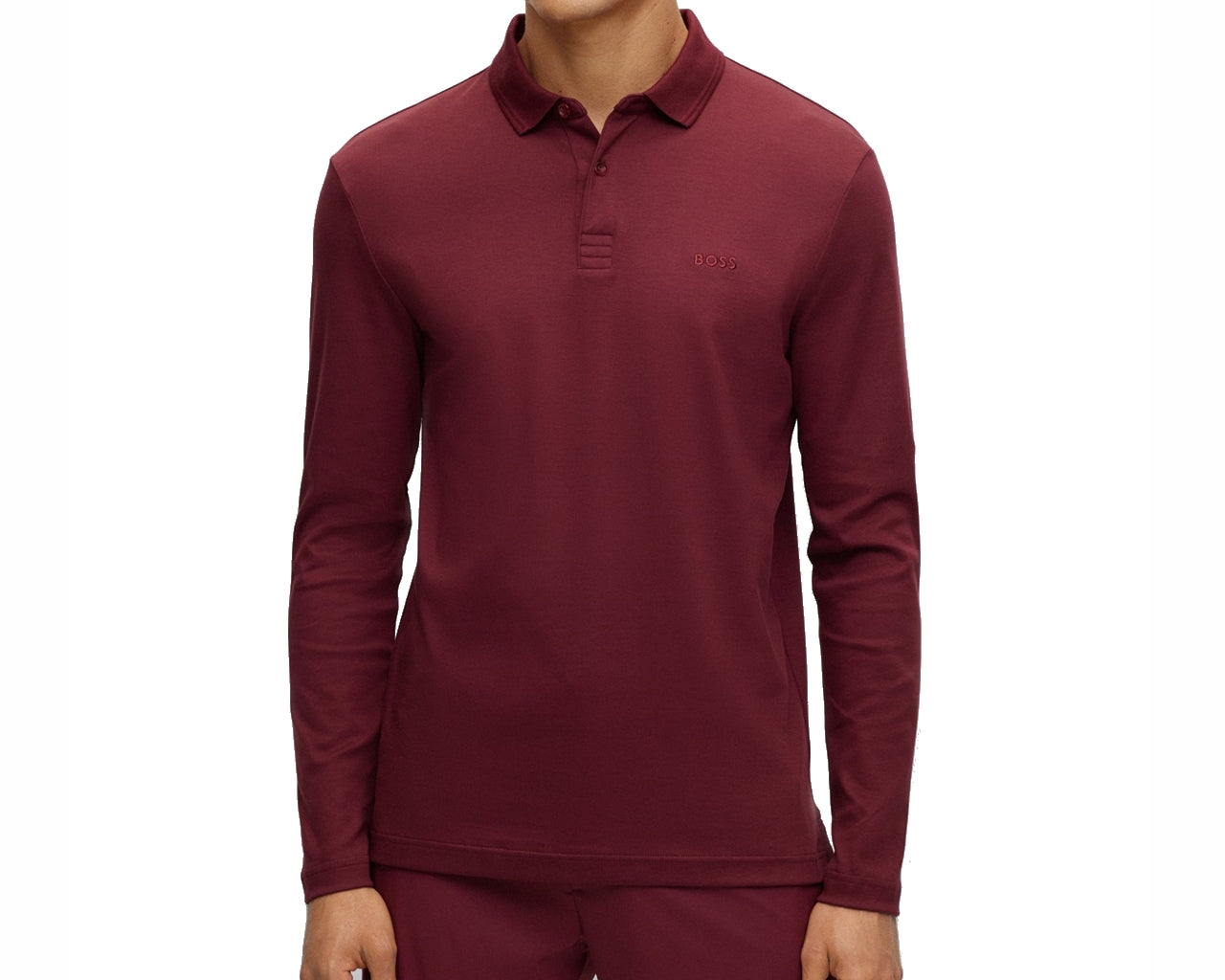 Pirol 50392723 Long Sleeved Polo Shirt Red