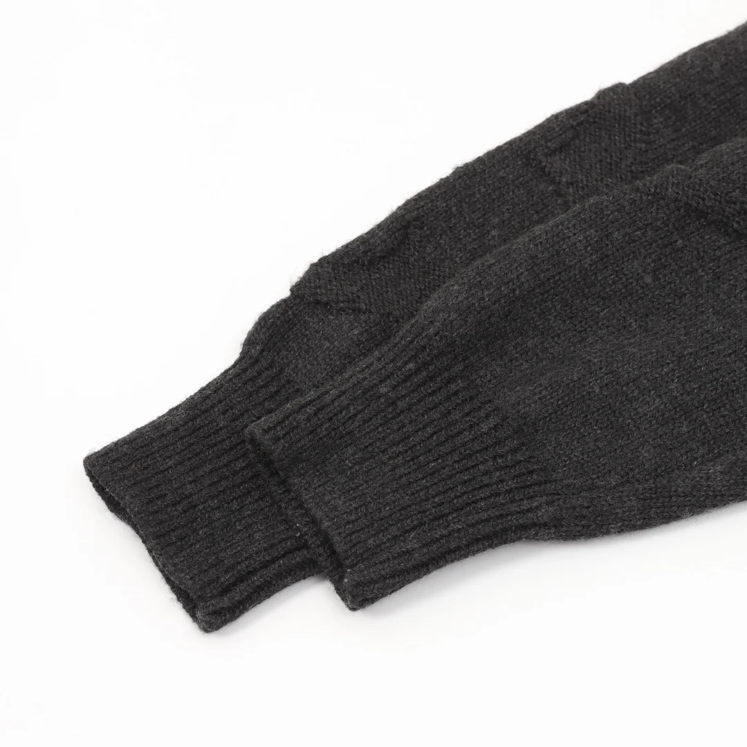 Louis Vuitton Monogram Wool Half-Zip Sweater