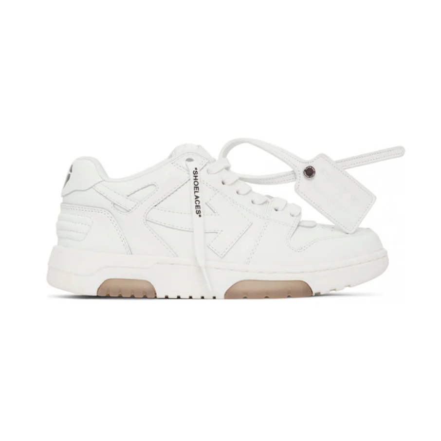 Off-White Out Of Office Leather White