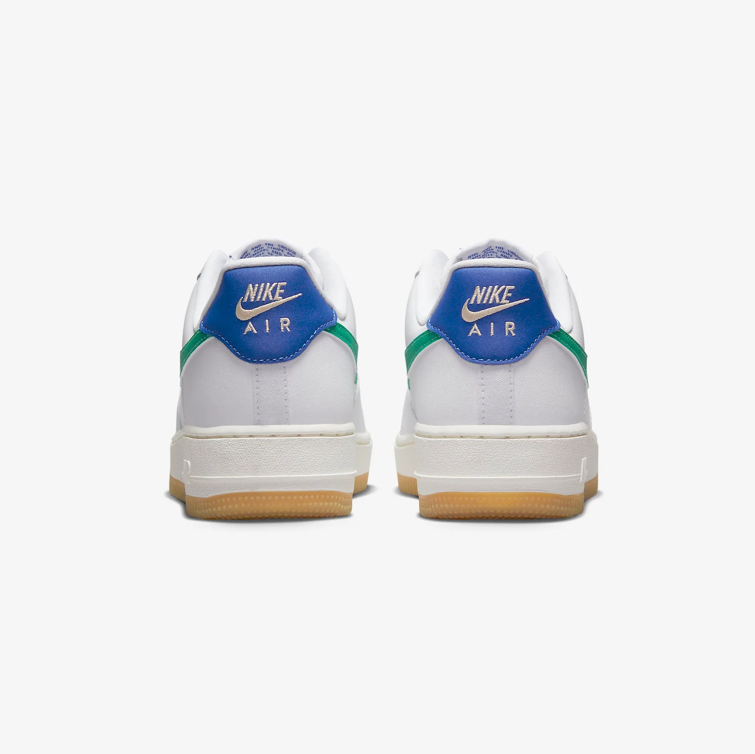 Nike Air Force 1 Low Royal, Green and Gum