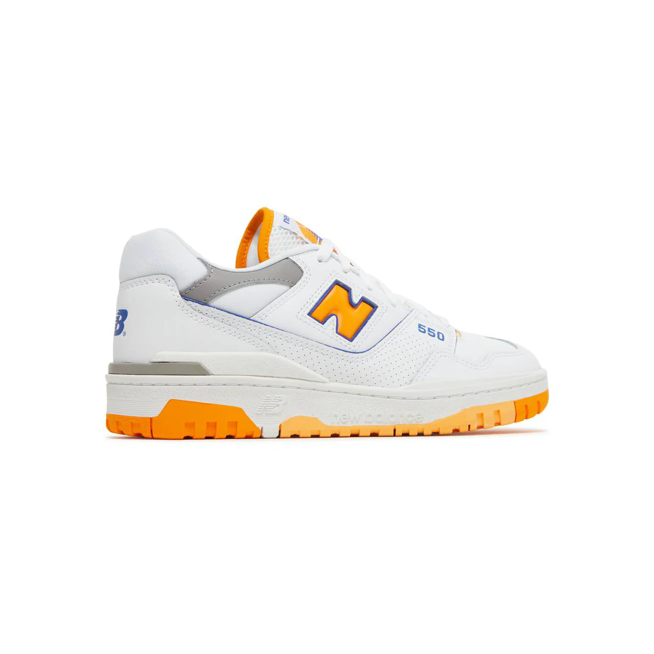 New Balance 550 White Vibrant Orange