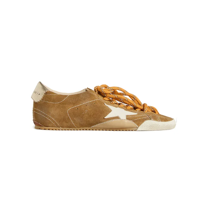 Golden Goose True Star Patch Low Brown
