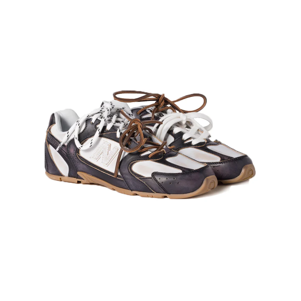 New Balance 530 x Miu Miu Deco' Calf Leather Black White