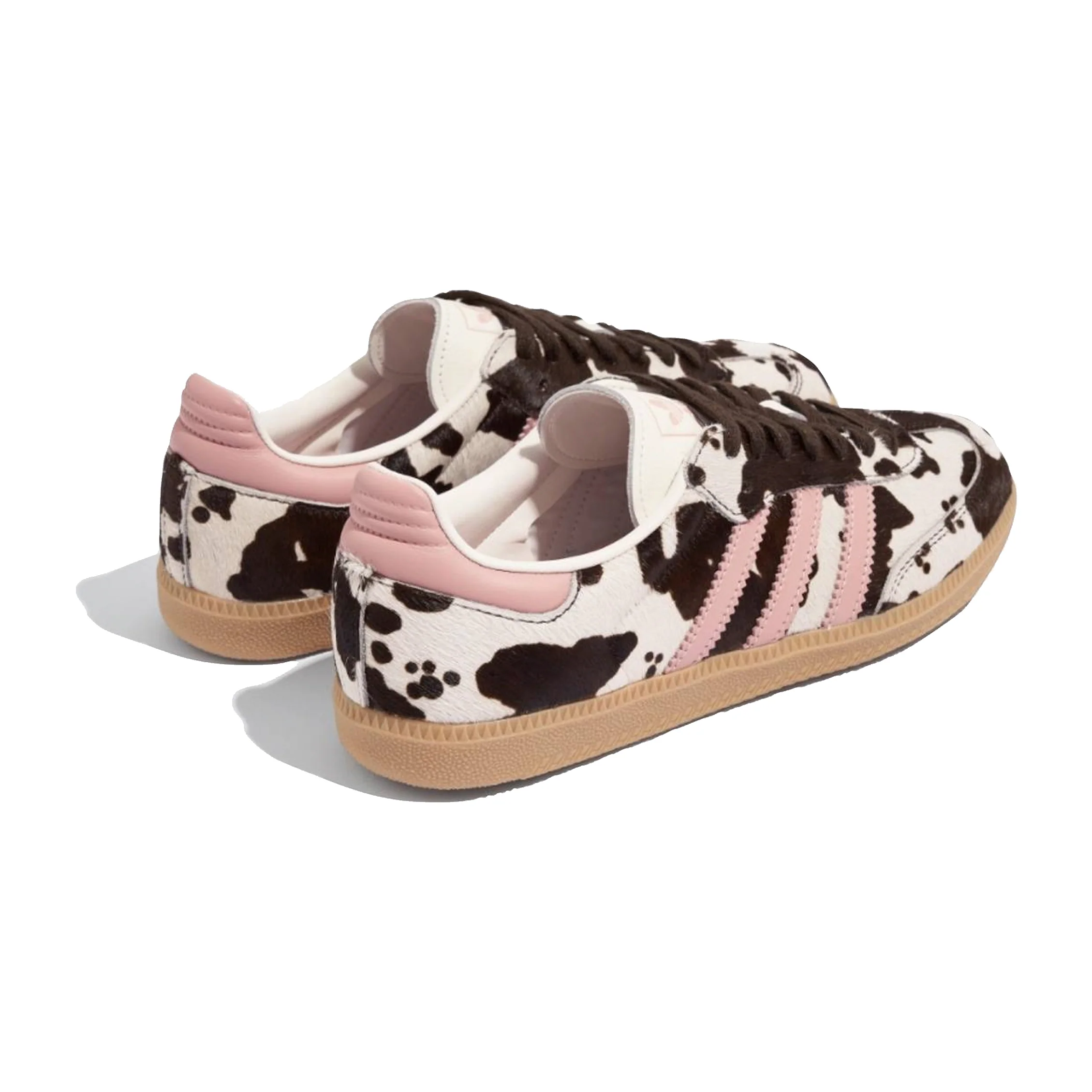 Adidas Samba Cow Print Dark Brown Wonder Mauve