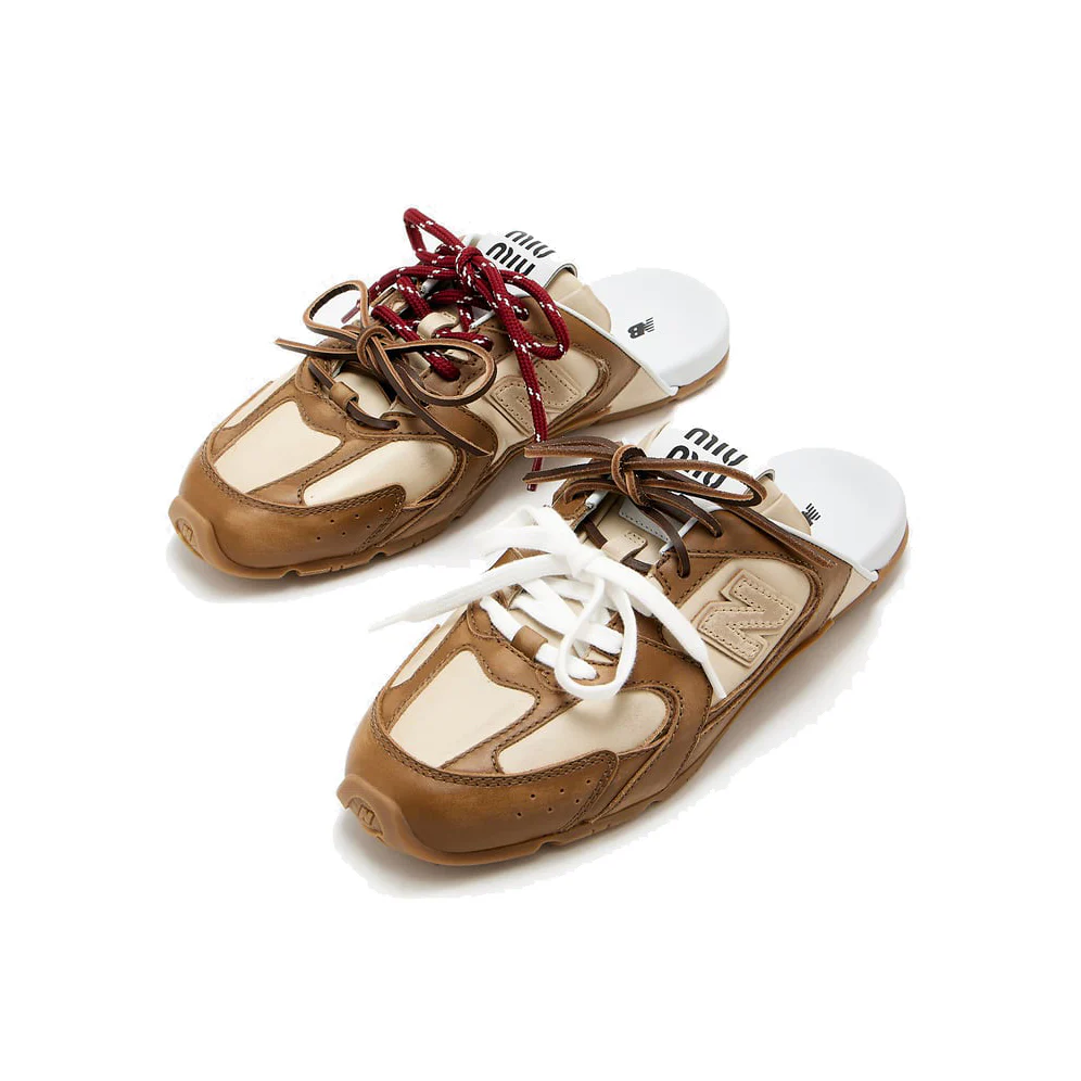 New Balance 530 x Miu Miu Mules Brown