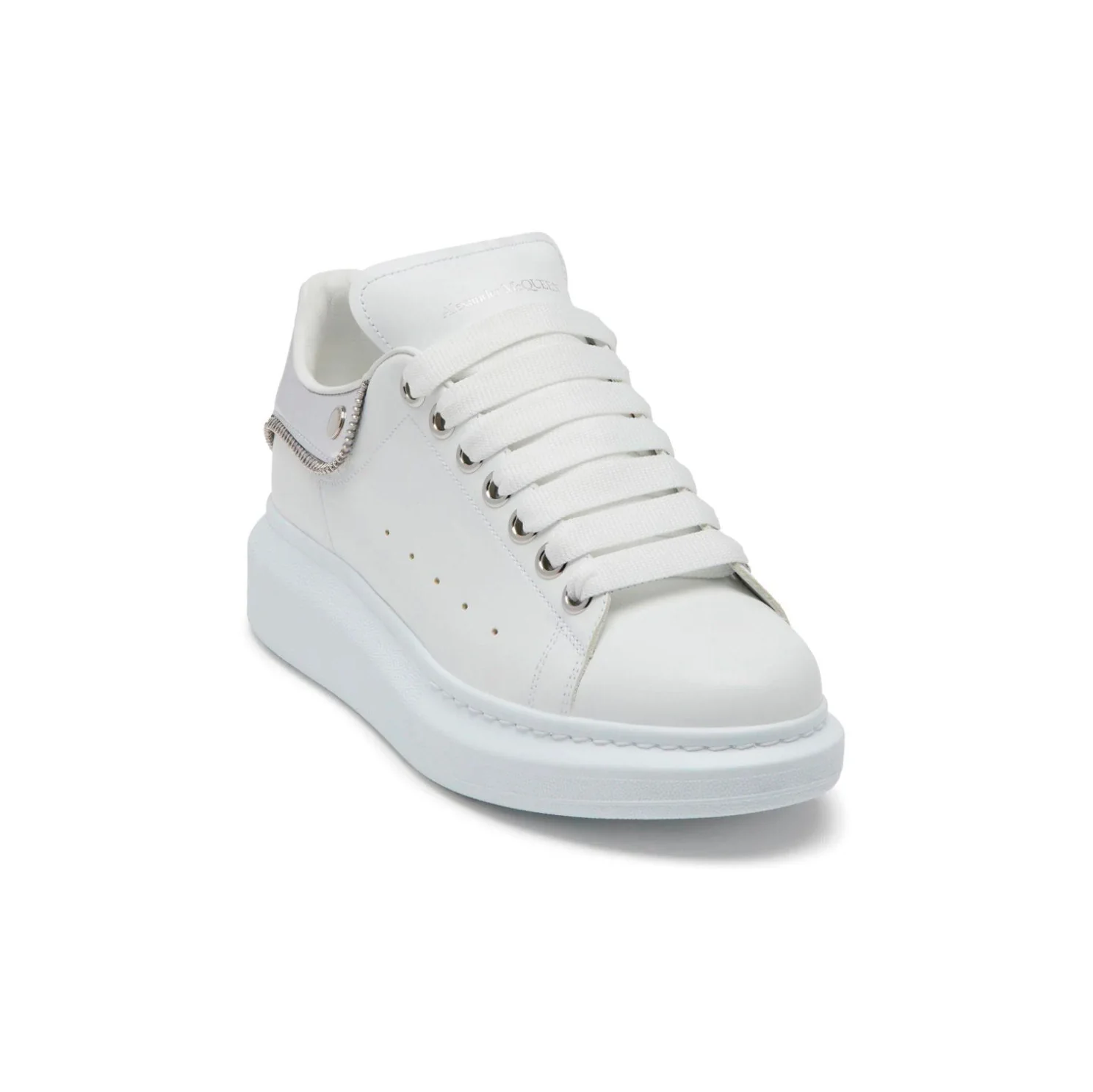 Alexander McQueen Oversized White Silver