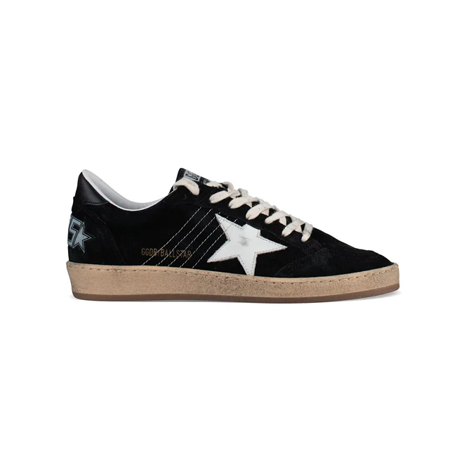 Golden Goose Ballstar Black Suede
