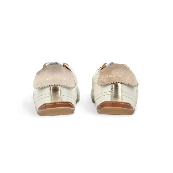 Golden Goose True Star Patch Low White Gold Star