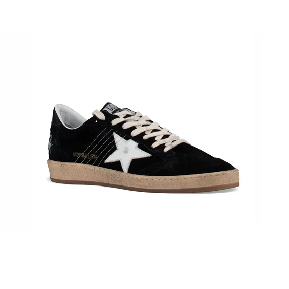 Golden Goose Ballstar Black Suede