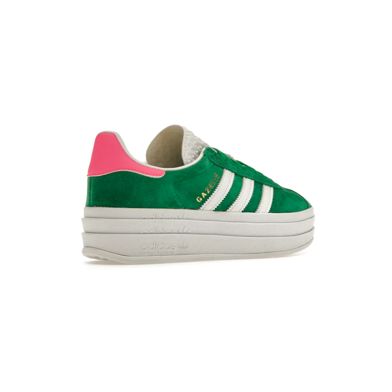 Adidas Originals Gazelle Bold Green Lucid Pink