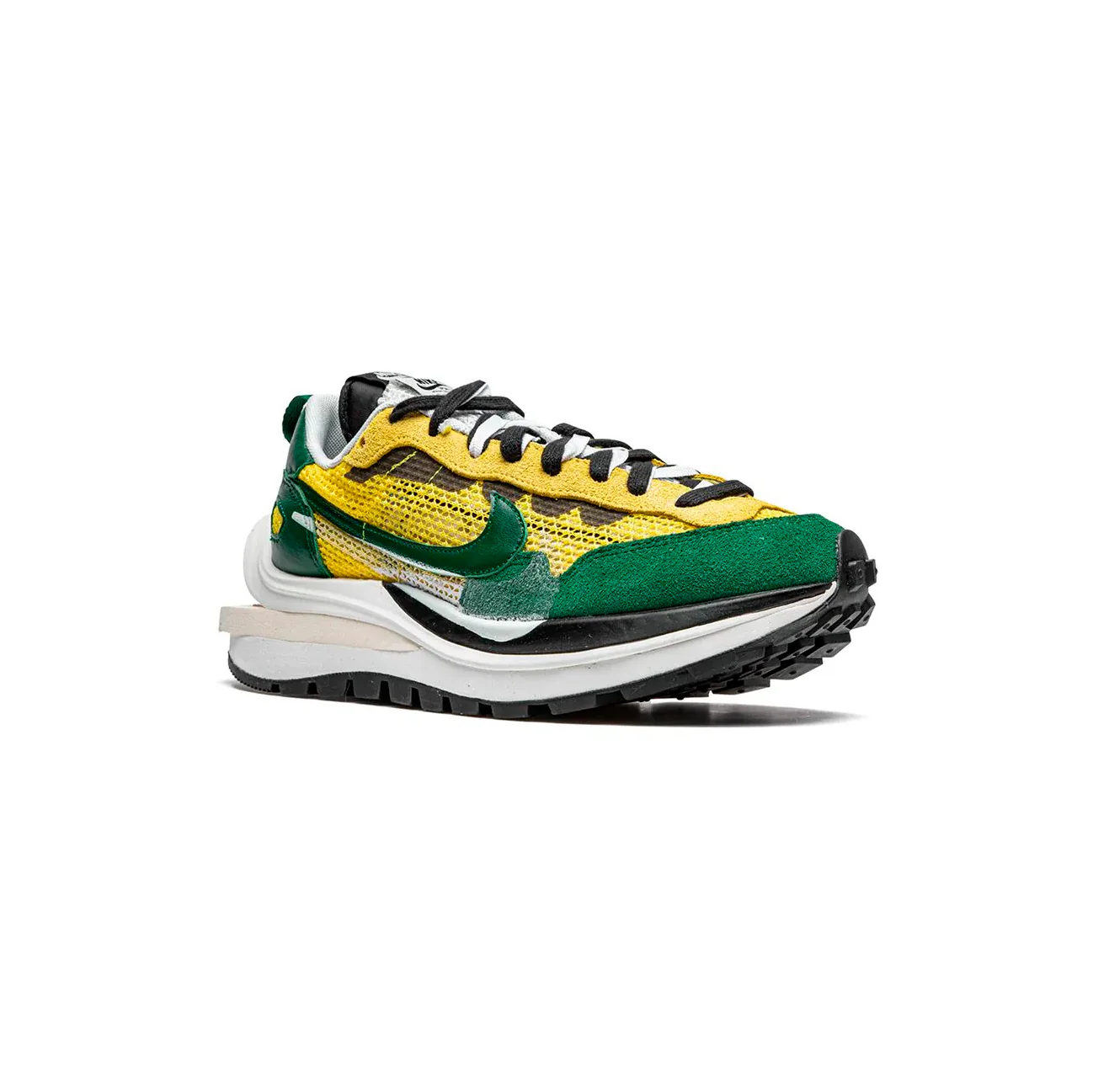 Nike Pegasus VaporWaffle x Sacai Green, Yellow, Black & White