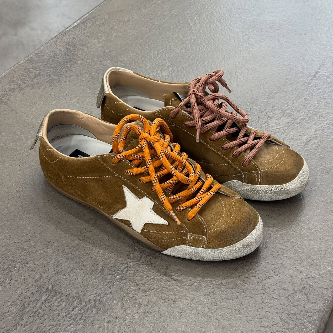 Golden Goose True Star Patch Low Brown