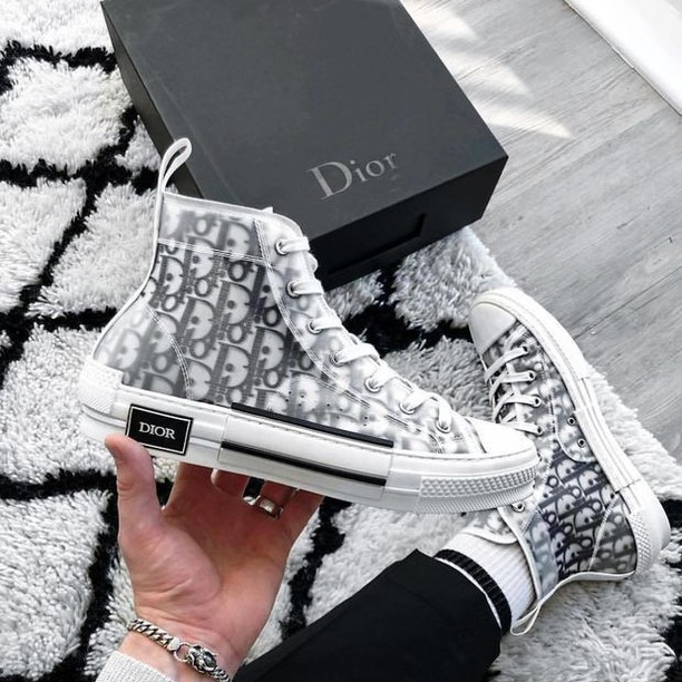 Dior B23 high top sneaker Grey