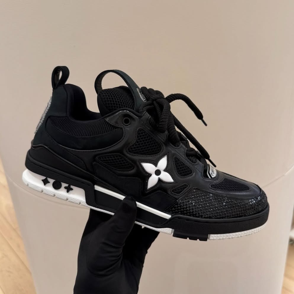 Louis Vuitton LV Skate Sneaker Black White