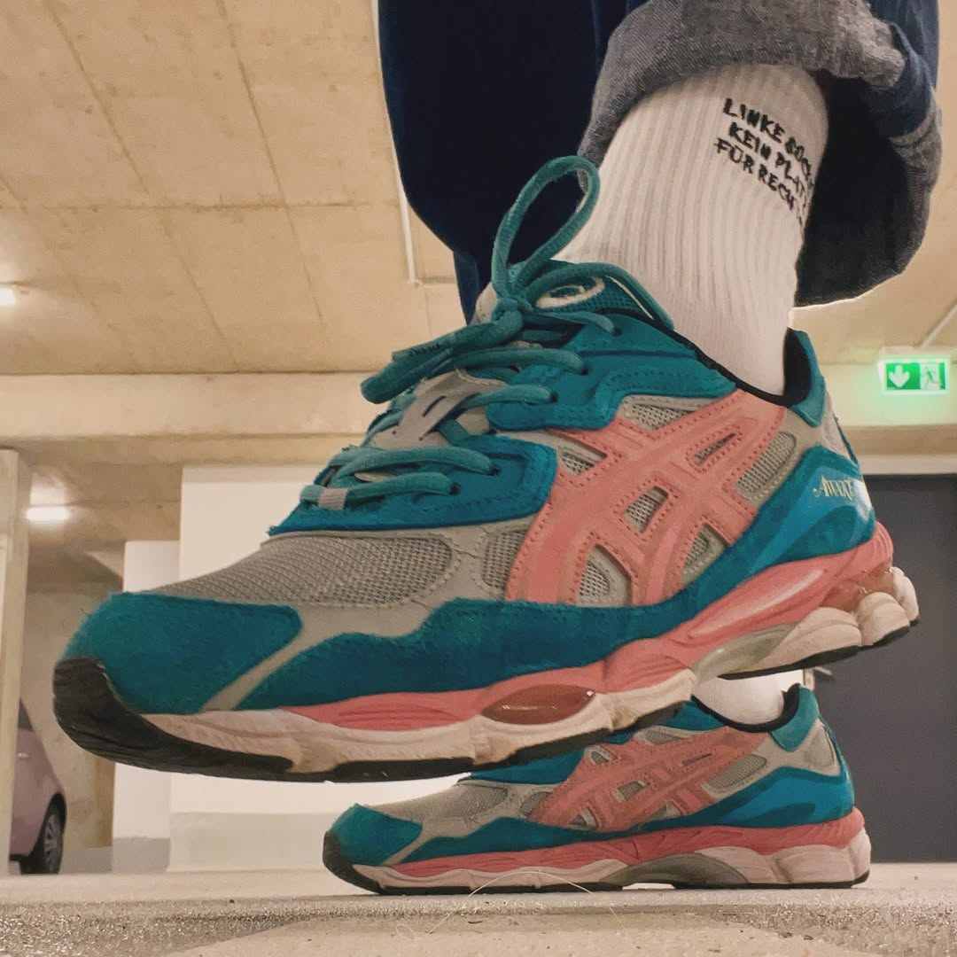 Asics Gel-NYC x Awake NY Teal Pink