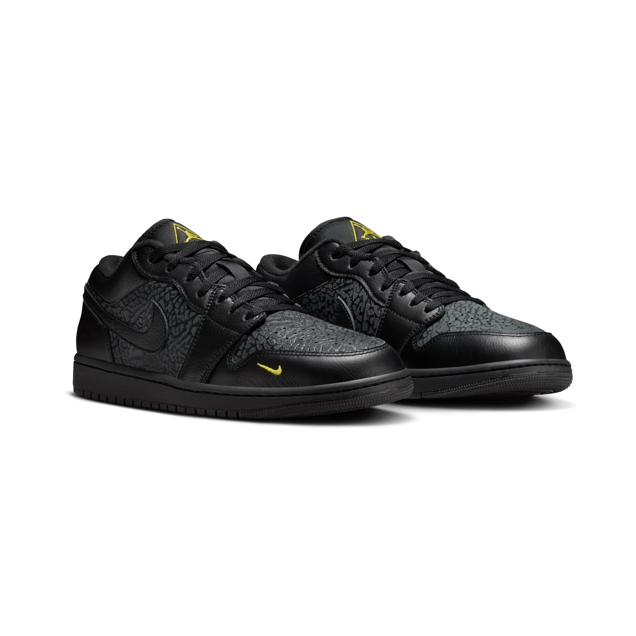 Air Jordan 1 Low Black Elephant Print