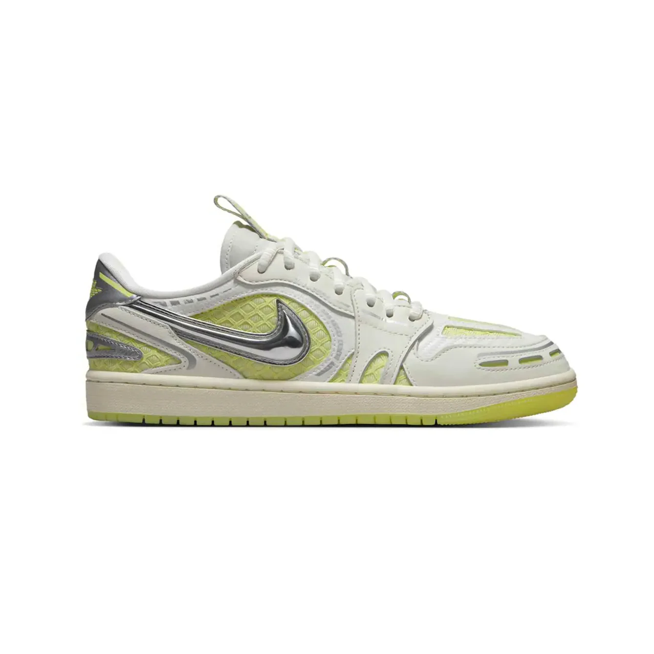 Jordan 1 Low Method of Make V3 Sail Luminous Green