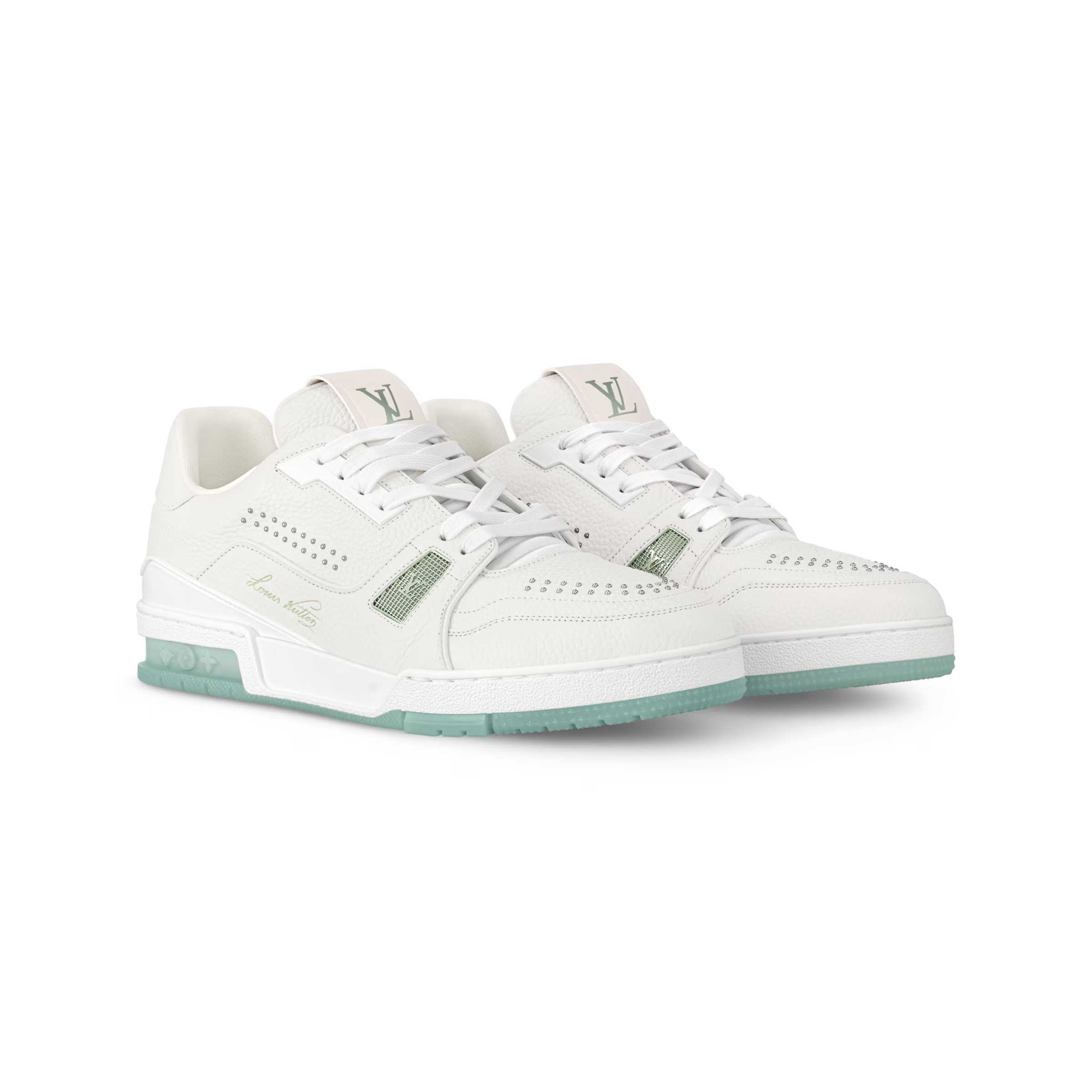 Louis Vuitton Trainer #54 Signature Green