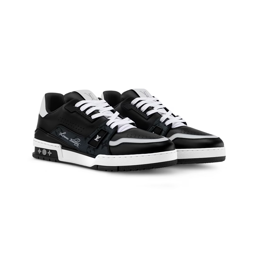 Louis Vuitton Trainer #54 Signature Black 1AJ300