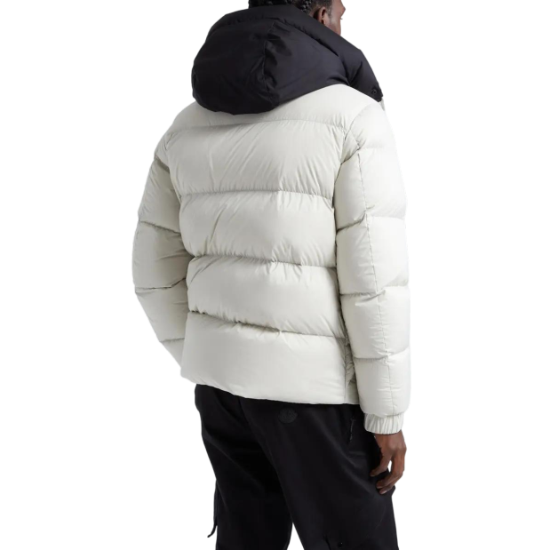Men's Madeira Down Hooded Jacket in White