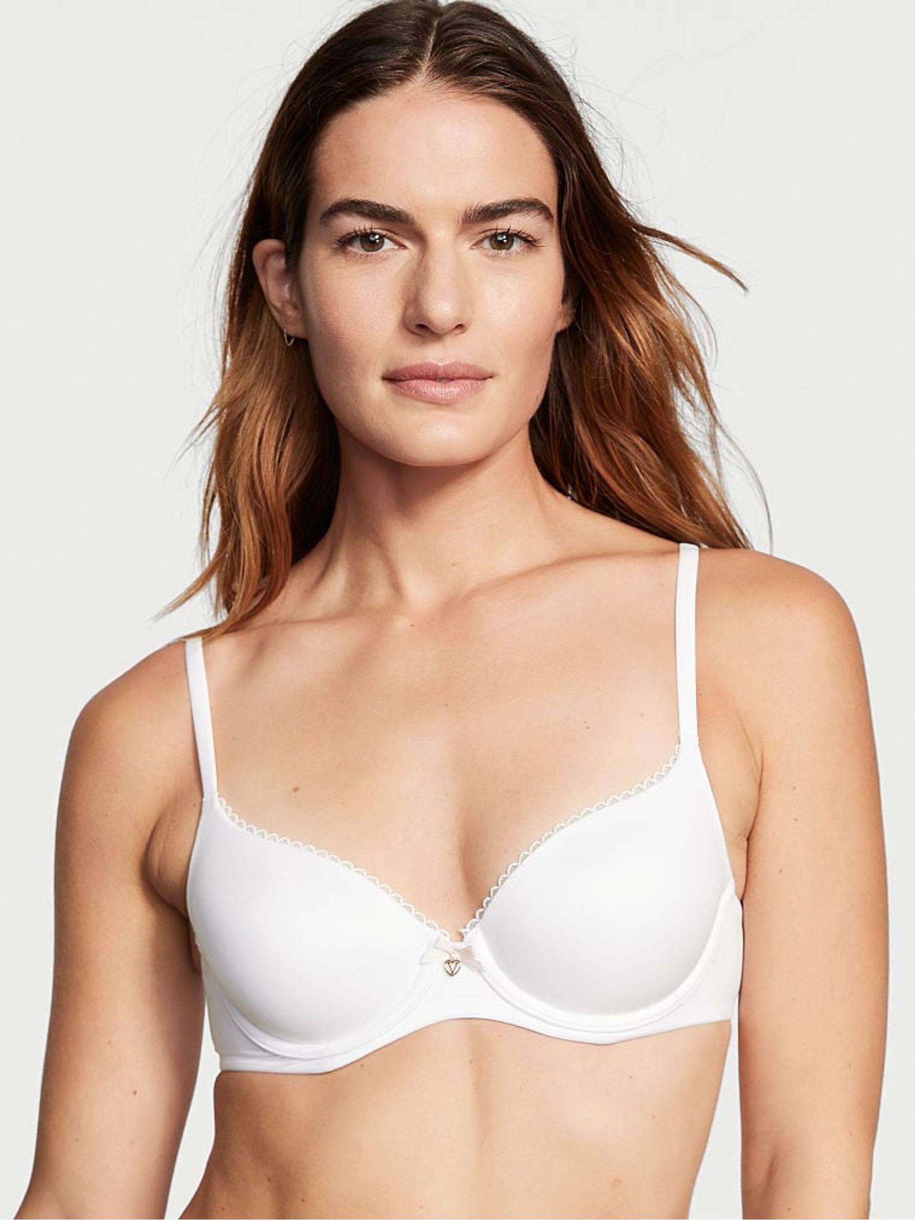 White Demi Bra