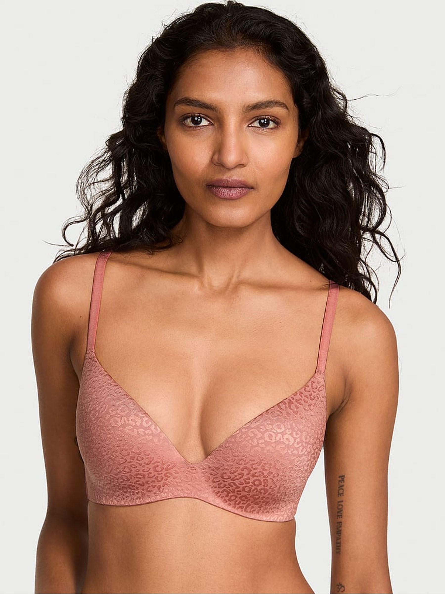 Desert Blush Nude Lightly Lined Demi Flexfactor Bra