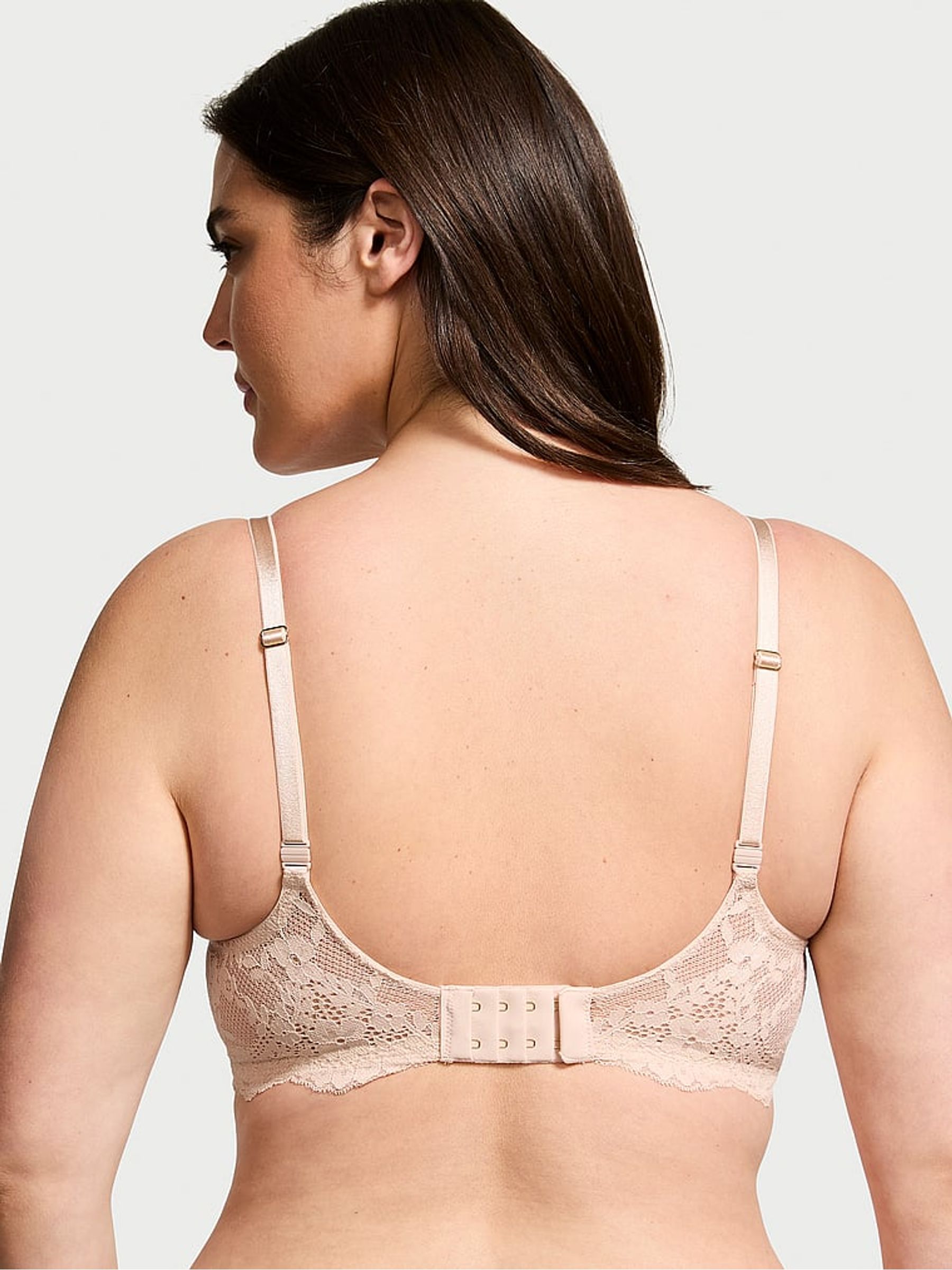 Marzipan Nude Lace Trim Lightly Lined Demi Bra