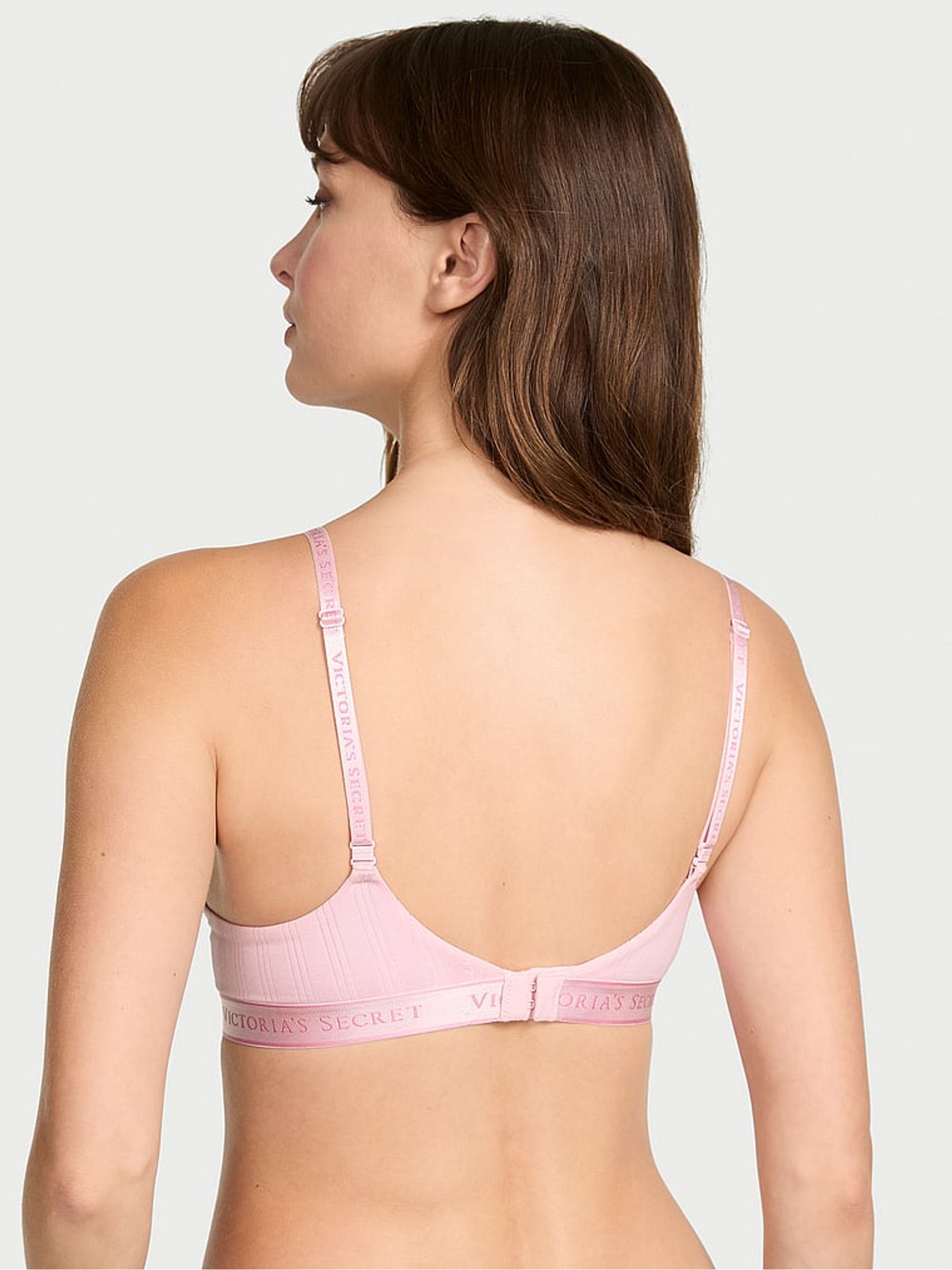 Pretty Blossom Pink Lightly Lined Demi Modal Bra