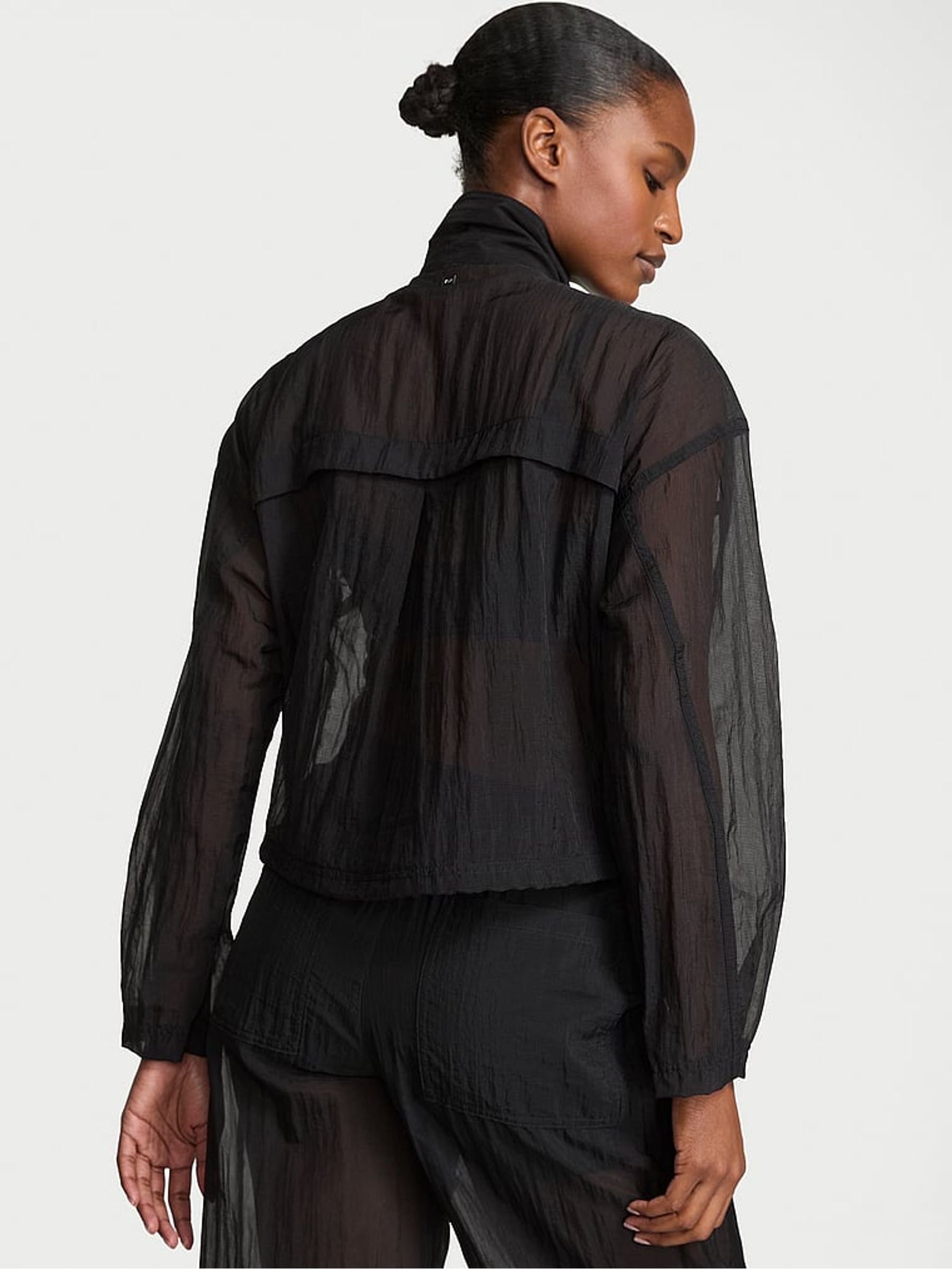 Black Sheer Ripstop Jacket