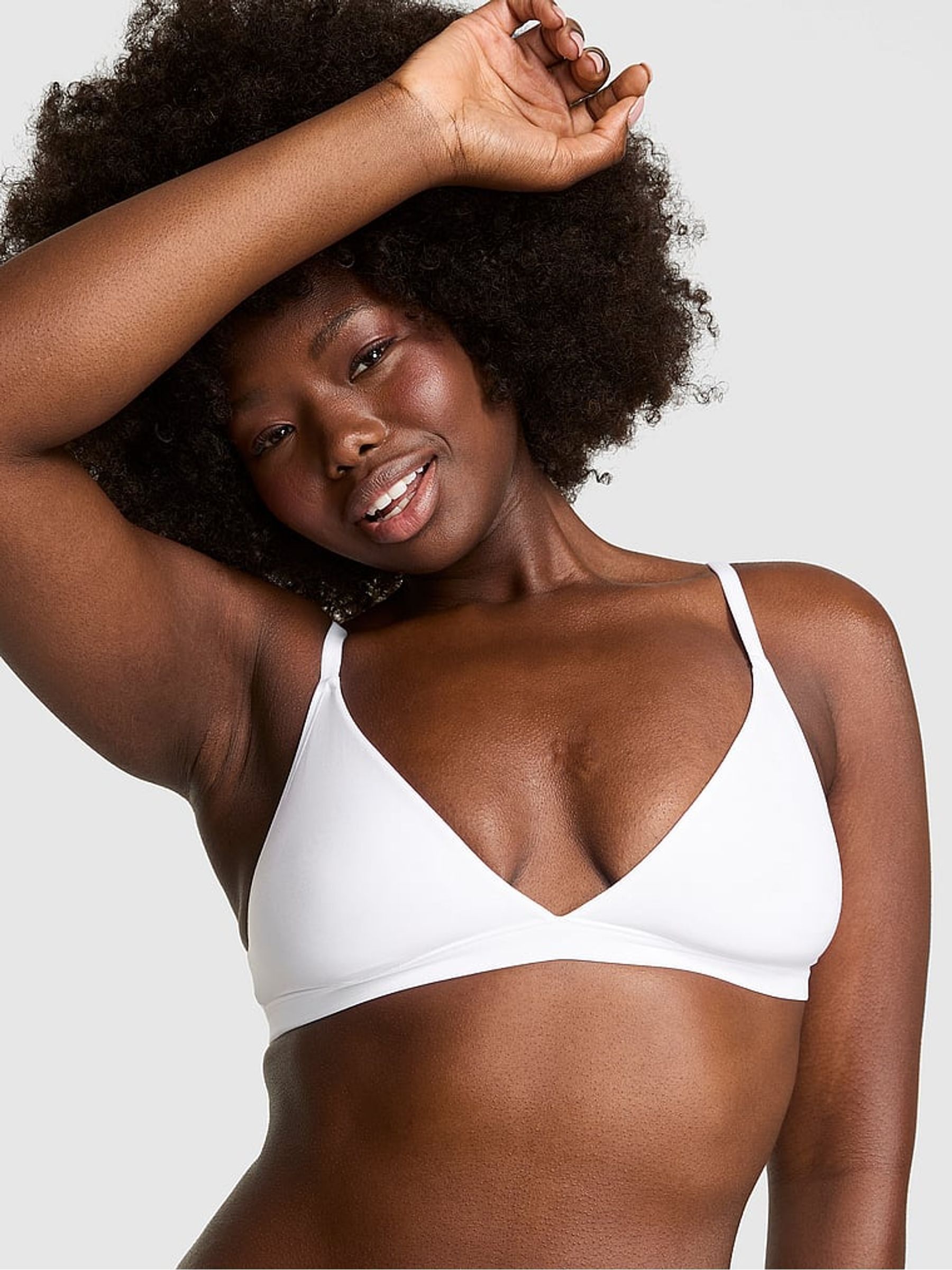 White Triangle Bralette