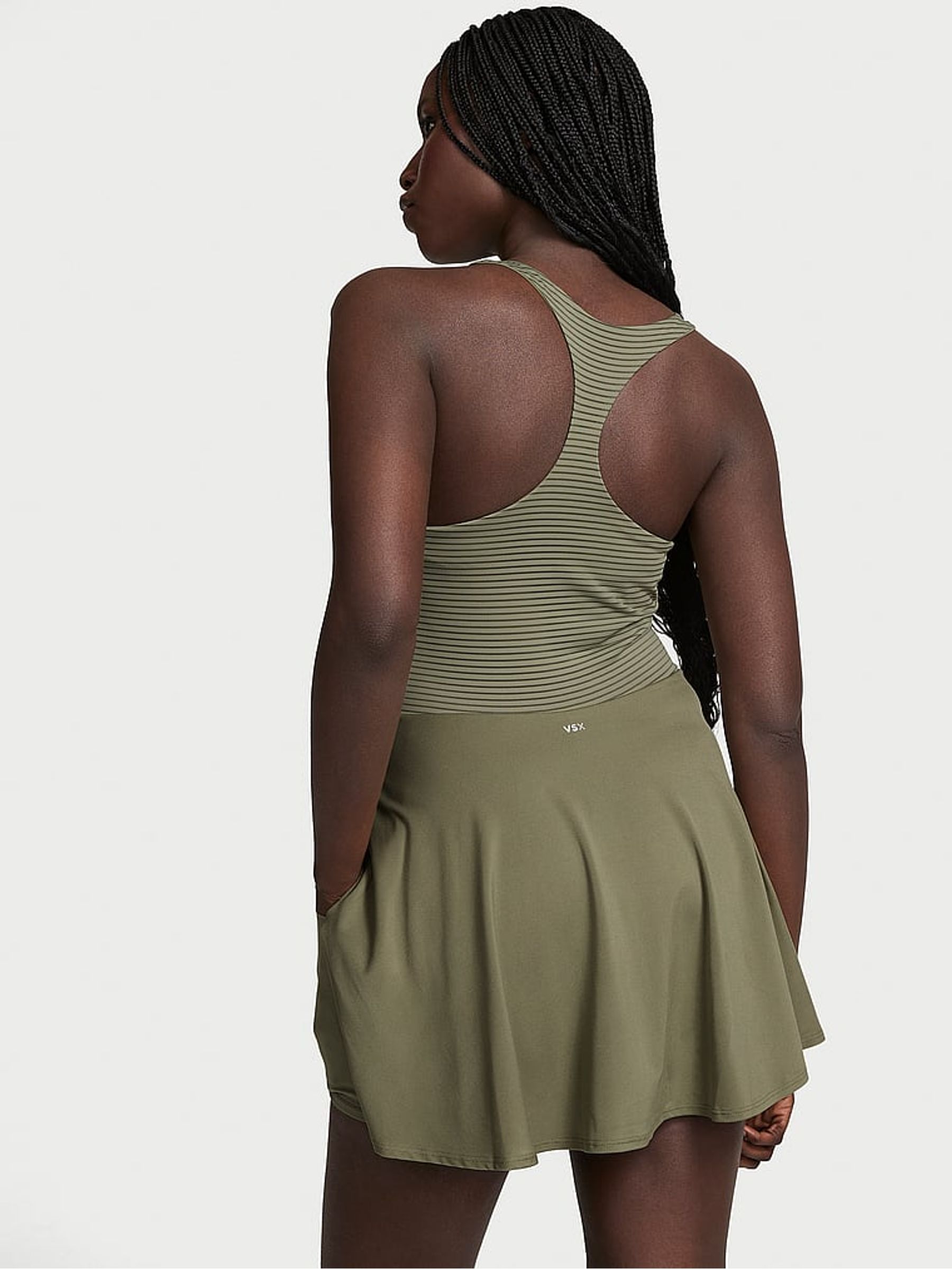 Desert Cactus Green Activate™ Racerback Dress