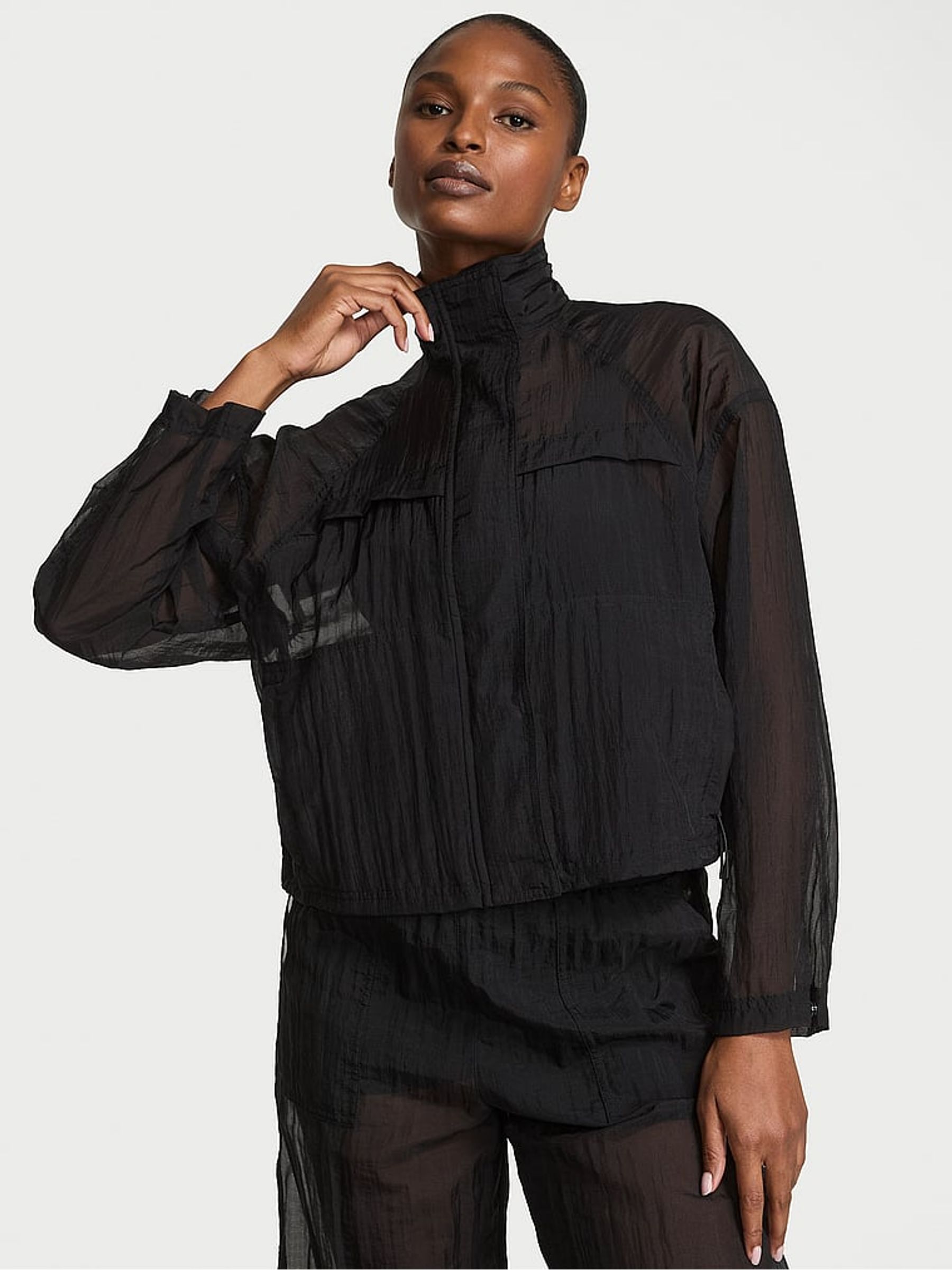 Black Sheer Ripstop Jacket