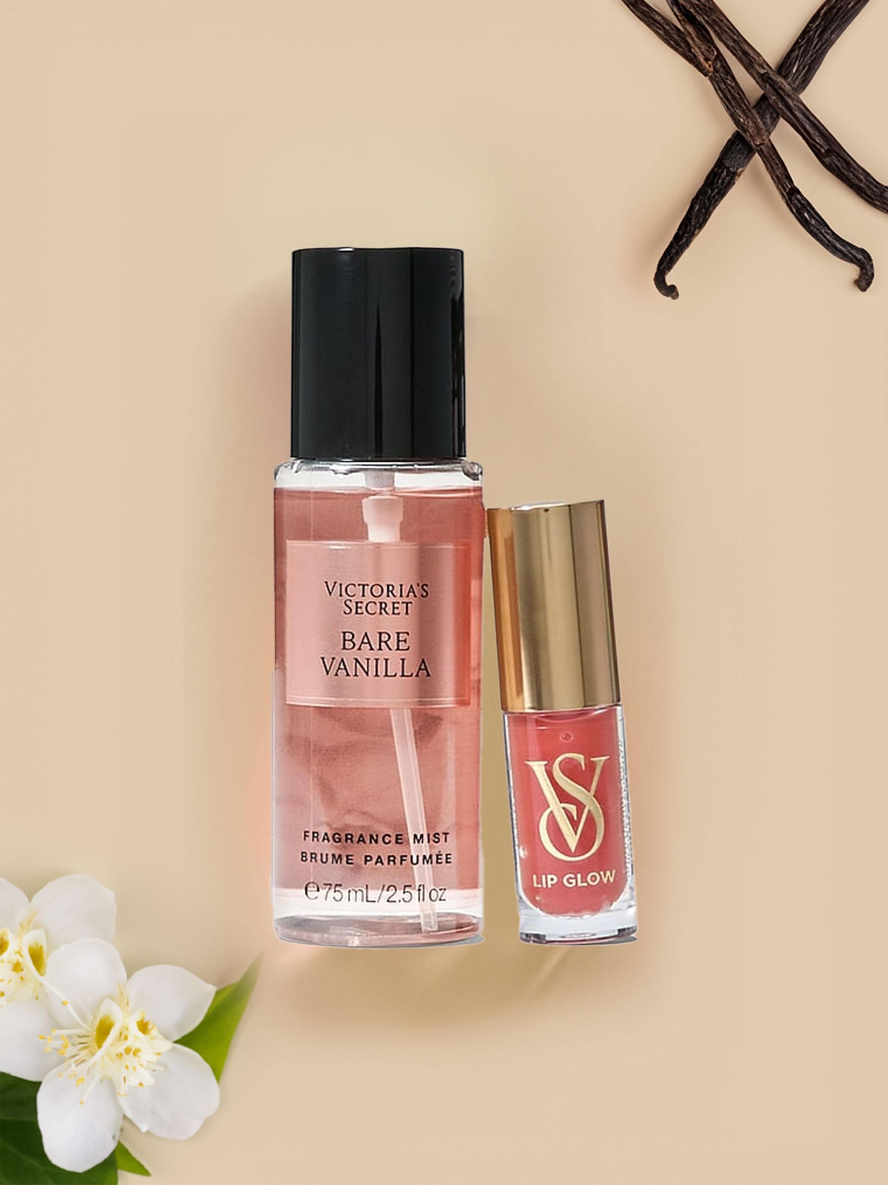 Bare Vanilla Mist and Lip 2 Piece