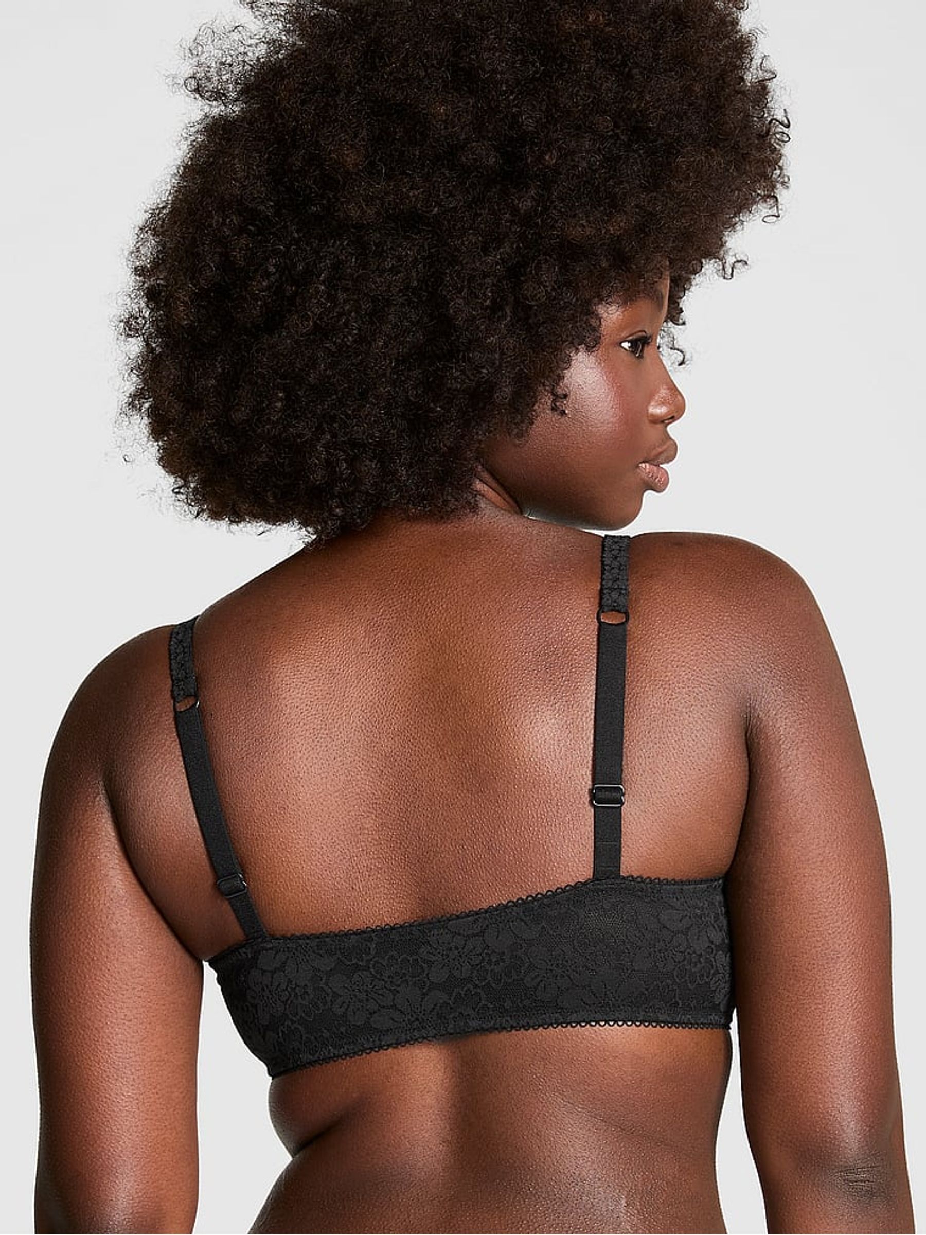 Black Balcony Bralette